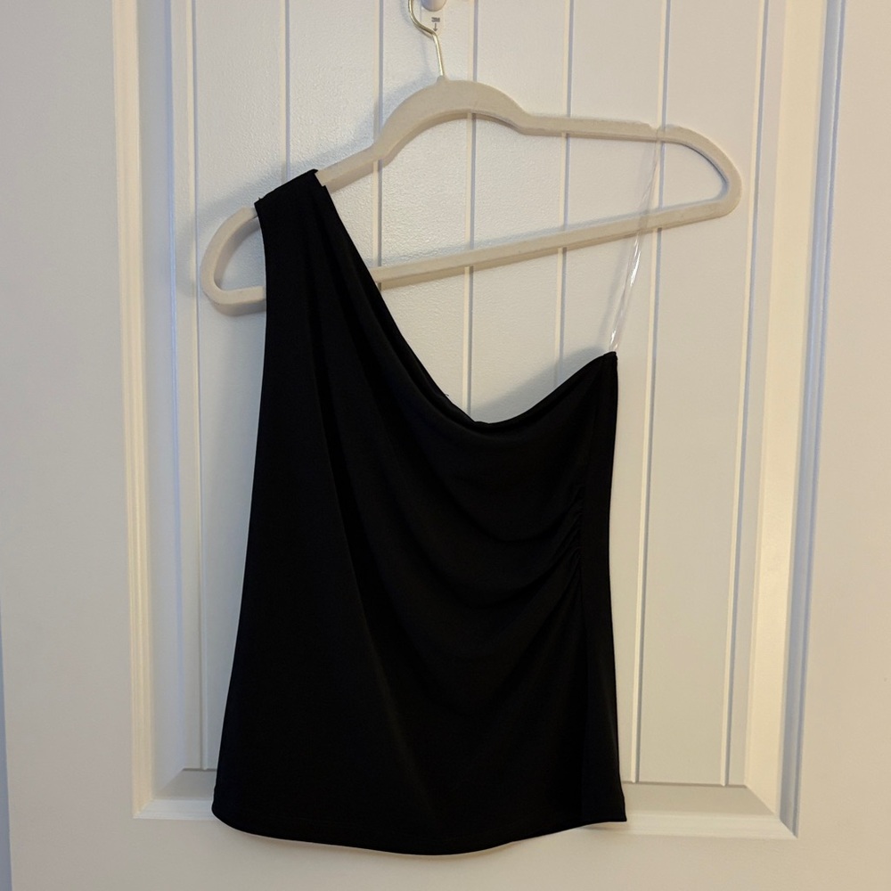 Clara Sunwoo One Shoulder Black Top*